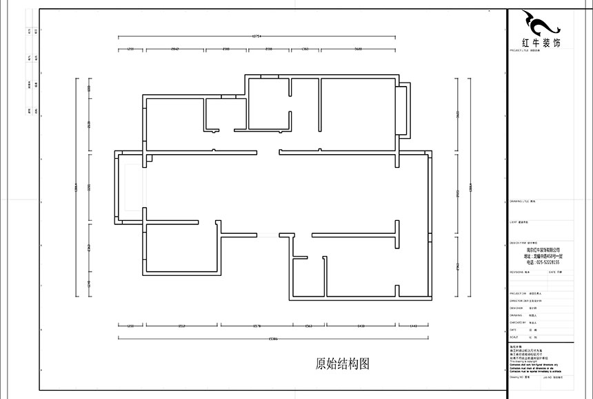 860x580_蔡成昊_南京中冶盛世濱江175㎡現(xiàn)代風(fēng)格裝修_原始結(jié)構(gòu)圖