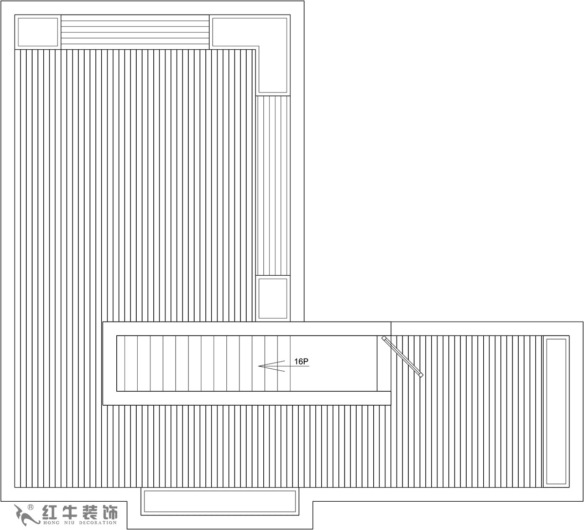 【實景案例】余瑋_棲園-200㎡-輕奢風格_4室3廳3衛(wèi)（新房裝修）_全包35萬00_06頂樓則是全敞開式露臺，提供很大的綠植場地。