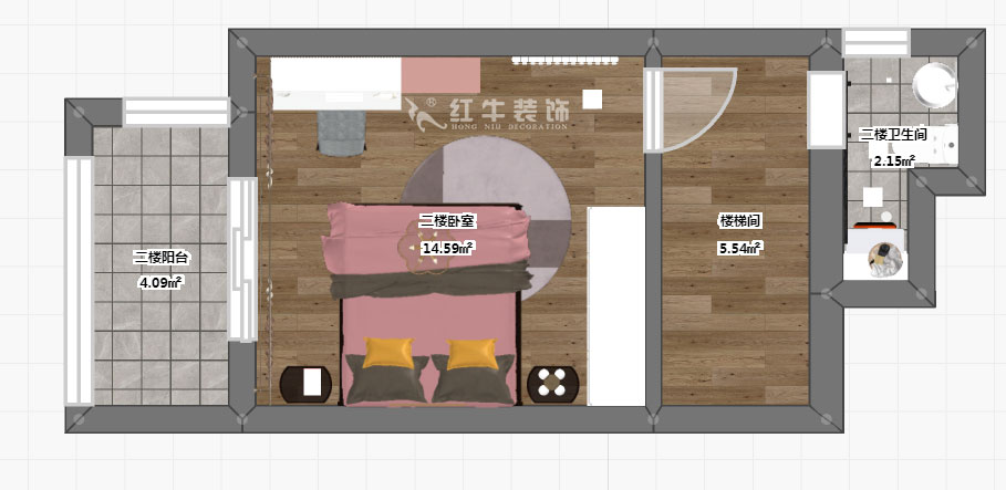 陶陽_金陵名人居1-8號-602-120㎡-現(xiàn)代簡約風(fēng)格_3室2廳2衛(wèi)（二手房裝修）_定制家￥129560_全包13萬00_06彩平圖二樓