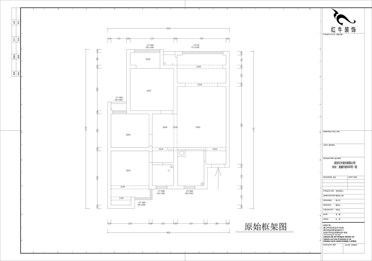 孟憲濤｜旭日愛(ài)上城星島園5-203-90㎡-簡(jiǎn)約風(fēng)格｜3室1廳1衛(wèi)｜老房裝修｜定制家｜全包14萬(wàn)｜00_01原始框架圖