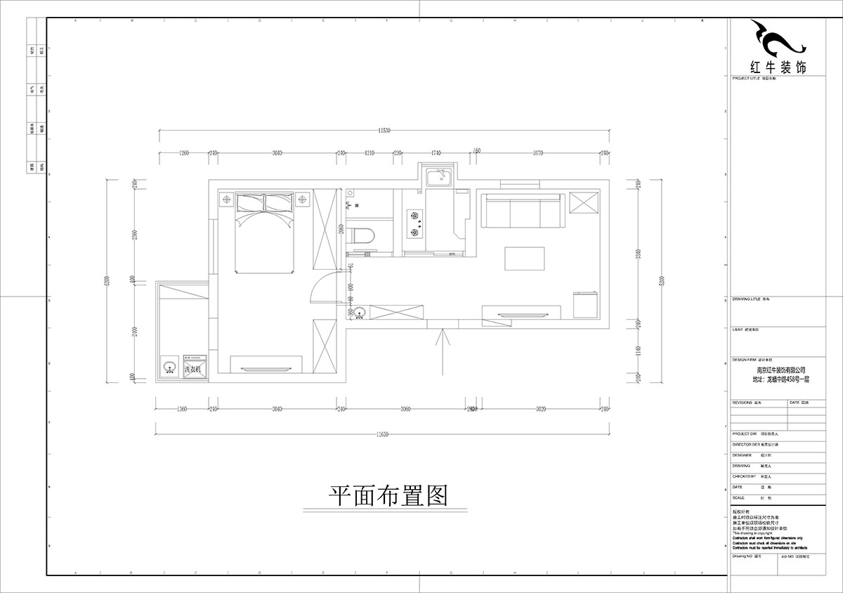 孟憲濤｜大光路菜市口1號(hào)2-2-205-50㎡-簡(jiǎn)約風(fēng)格｜1室1廳1衛(wèi)｜老房裝修｜定制家｜全包9萬｜00_02平面布置圖