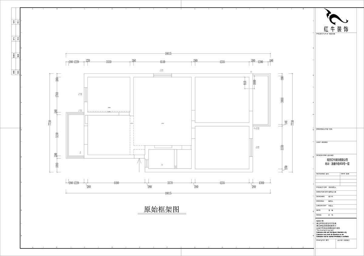 孟憲濤｜牡丹里17-601-108㎡-現(xiàn)代簡約風(fēng)格｜3室2廳2衛(wèi)｜老房裝修｜定制家｜全包14萬｜00_01原始框架圖